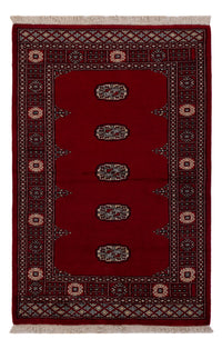 Alfombra Pakistani - 147 x 96 cm - rojo