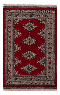 Alfombra Pakistani - 148 x 93 cm - rojo