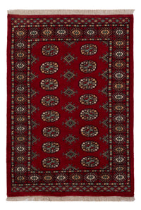 Alfombra Pakistani - 141 x 95 cm - rojo
