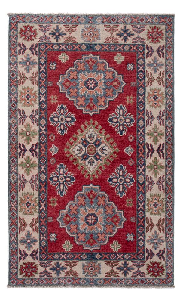 Alfombra Ziegler - Kazak - 131 x 78 cm - rojo