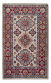 Kazak Alfombra 78x125cm - Alfombra oriental - Rectángulo / Beige / 78 x 125 cm Rectángulo