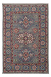 Kazak Alfombra 79x123cm - Alfombra oriental - Rectángulo / Azul / 79 x 123 cm Rectángulo