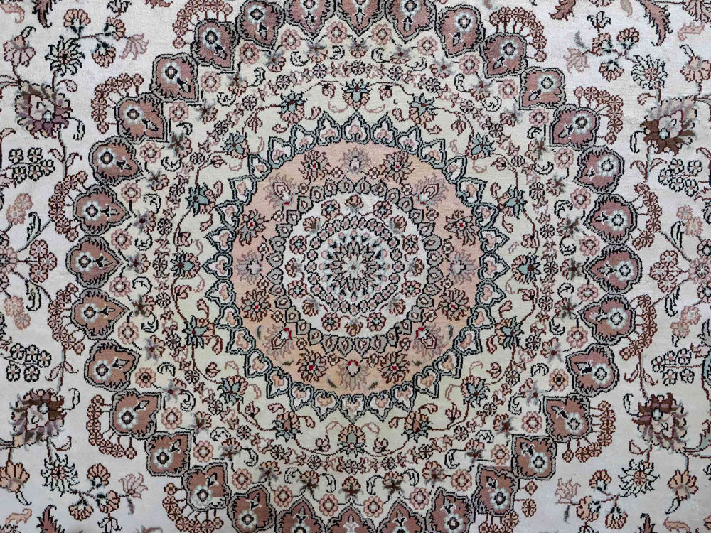 Seidenteppich - China Seide - 352 x 269 cm - beige