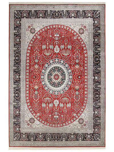 Seda china Alfombra 272x370cm - Alfombra oriental