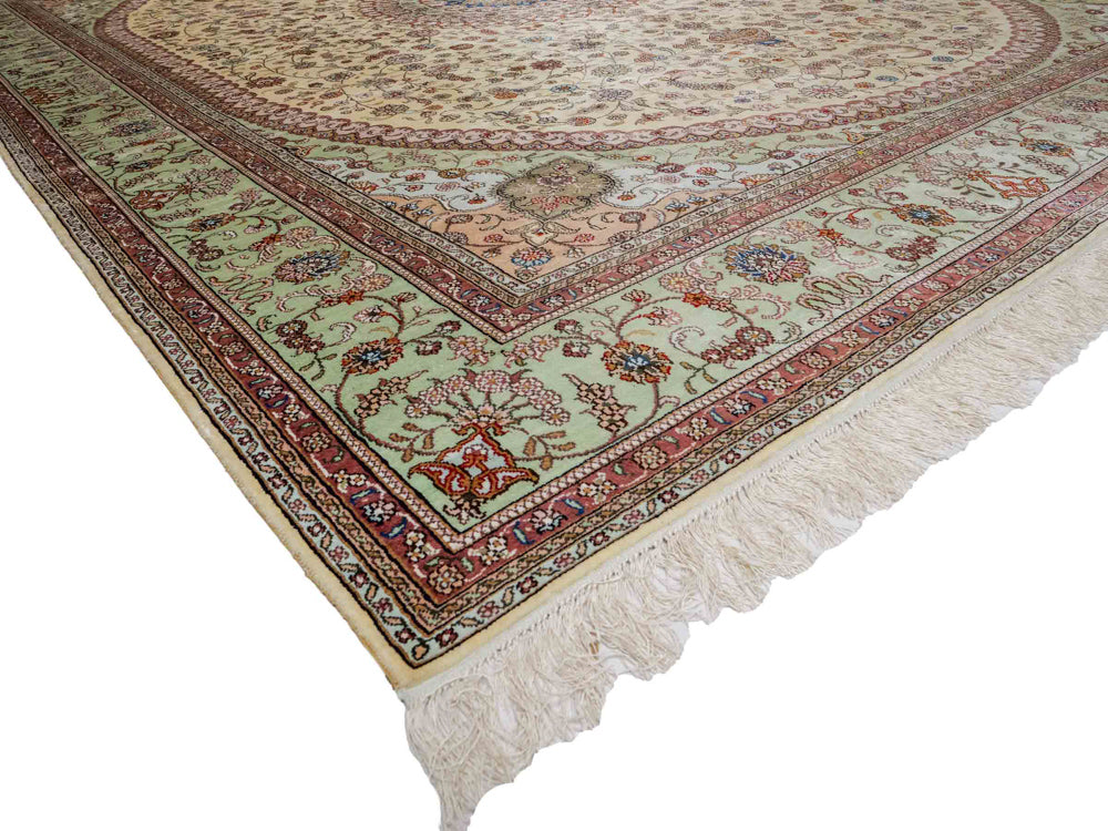 Seda china Alfombra 366x277cm - Alfombra oriental