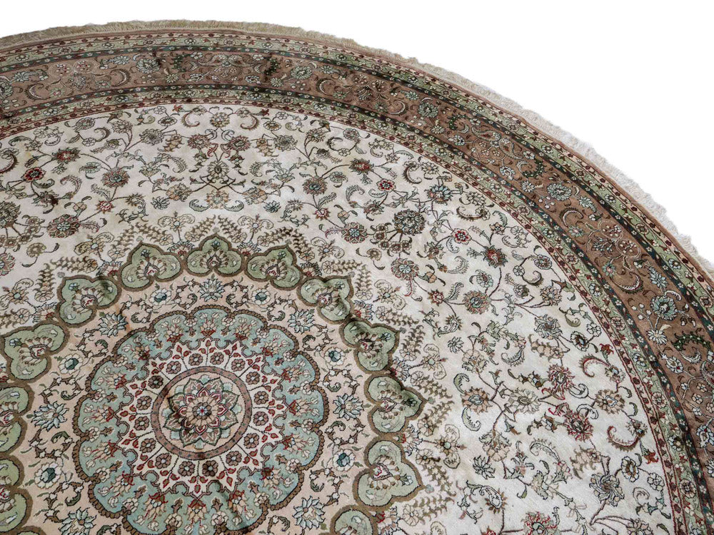 Seda china Alfombra 303x303cm - Alfombra oriental