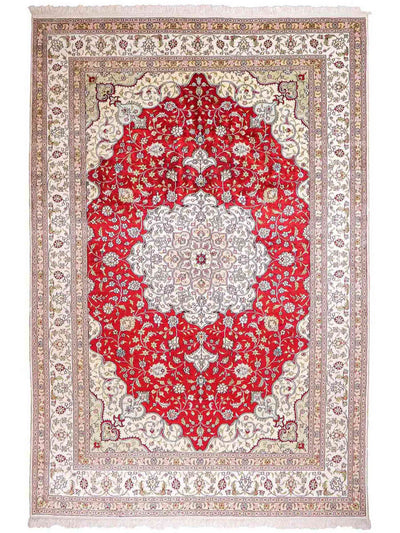 Seda china Alfombra 182x276cm - Alfombra oriental