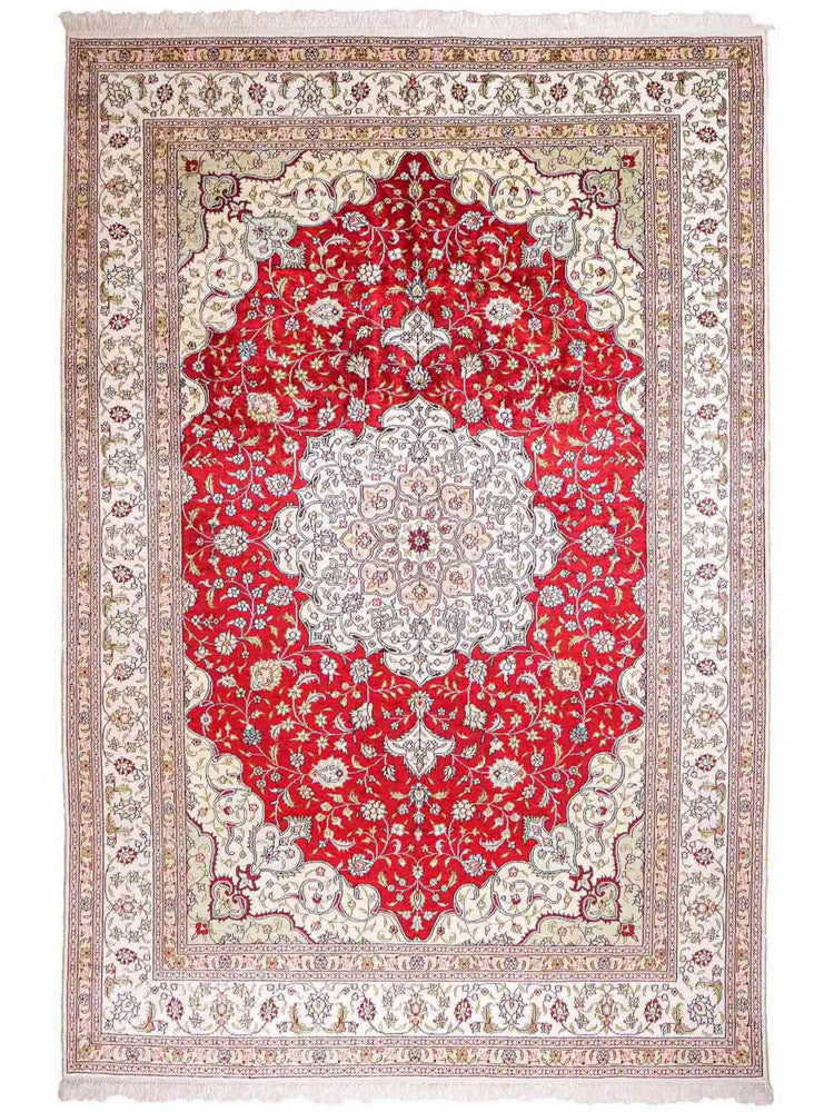 Seda china Alfombra 276x182cm - Alfombra oriental