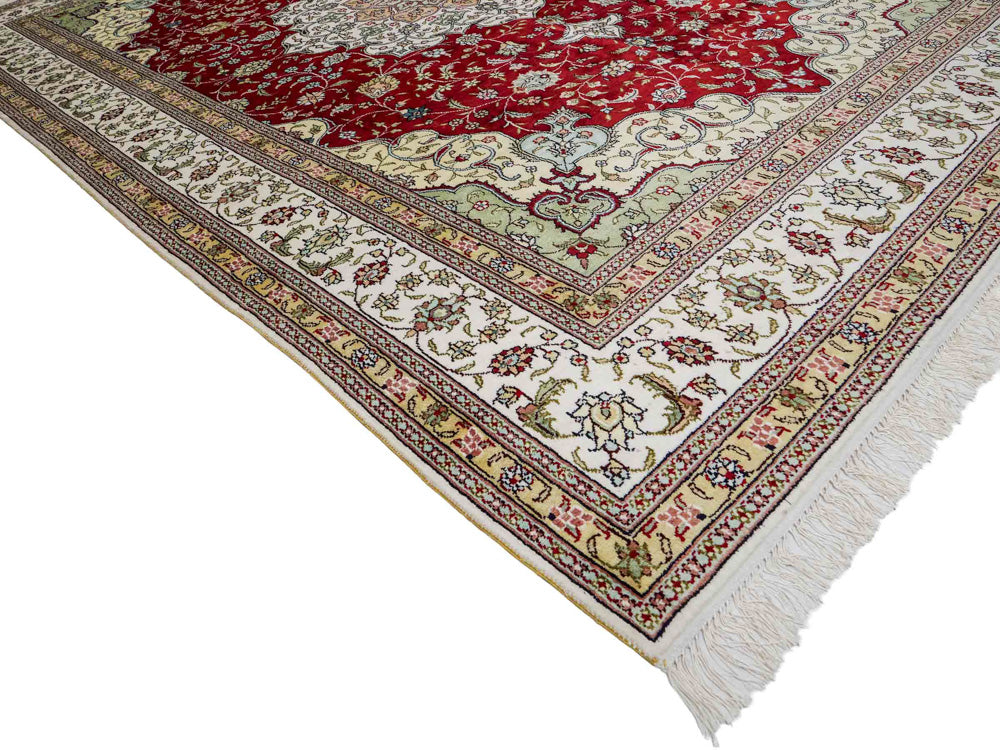 Seda china Alfombra 276x182cm - Alfombra oriental