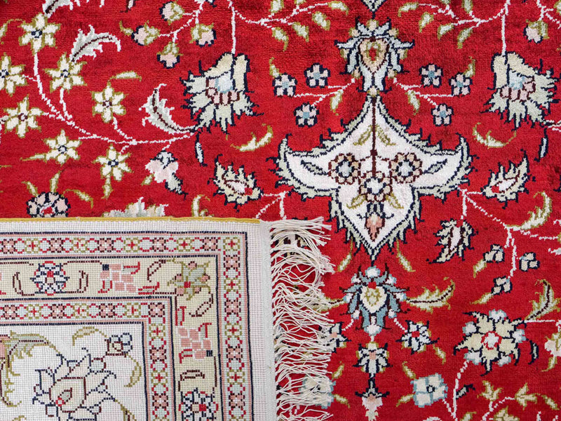 Seda china Alfombra 276x182cm - Alfombra oriental