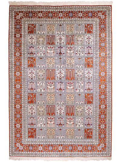 Seda china Alfombra 181x268cm - Alfombra oriental