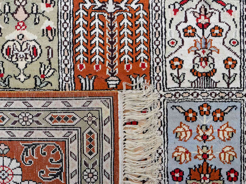 Seda china Alfombra 268x181cm - Alfombra oriental
