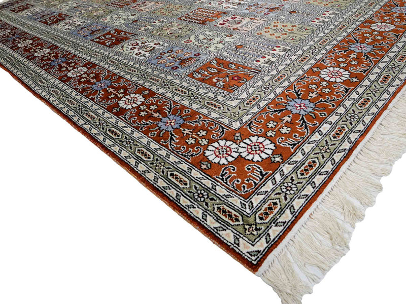 Seda china Alfombra 268x181cm - Alfombra oriental