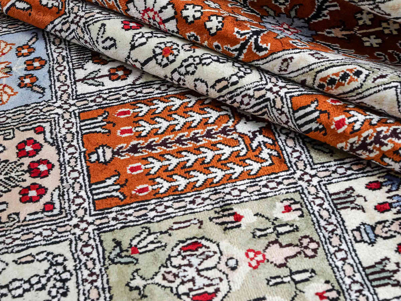 Seda china Alfombra 268x181cm - Alfombra oriental
