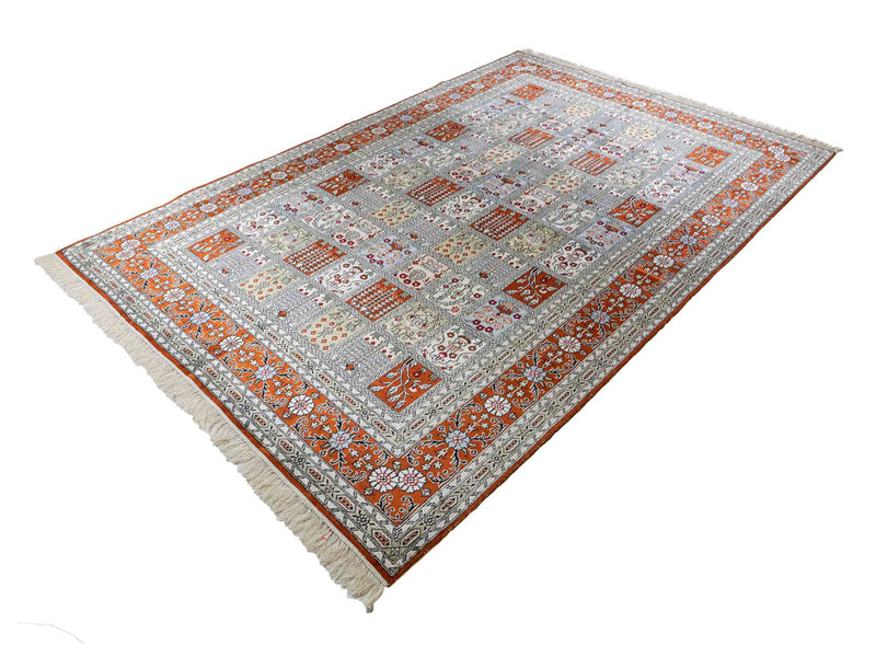 Seda china Alfombra 268x181cm - Alfombra oriental