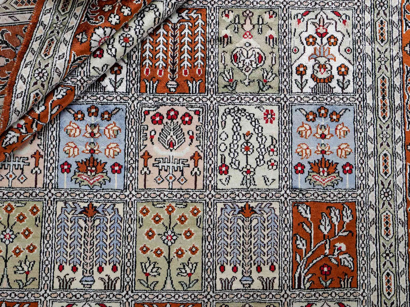 Seda china Alfombra 268x181cm - Alfombra oriental