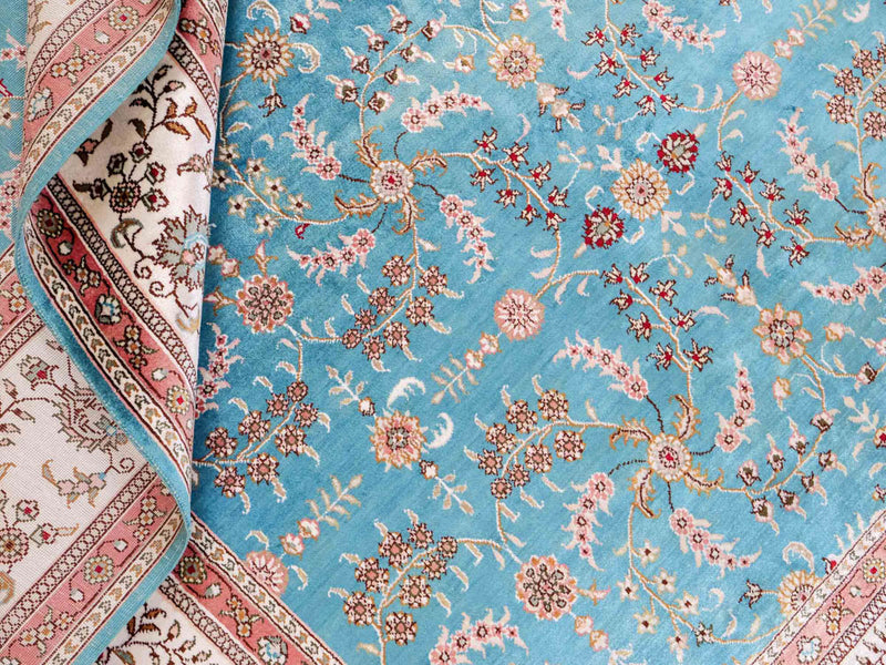 Seda china Alfombra 263x180cm - Alfombra oriental