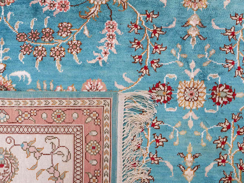 Seda china Alfombra 263x180cm - Alfombra oriental