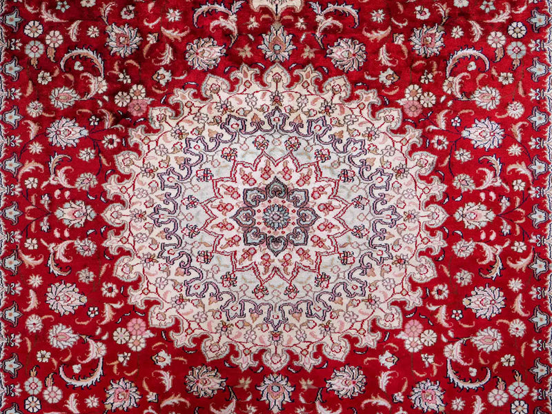 Seda china Alfombra 263x180cm - Alfombra oriental