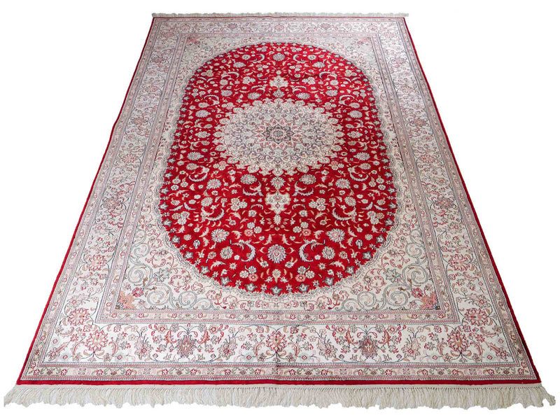 Seda china Alfombra 263x180cm - Alfombra oriental