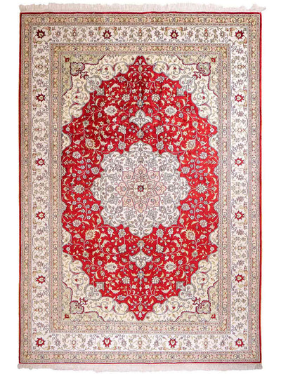 Seda china Alfombra 188x272cm - Alfombra oriental