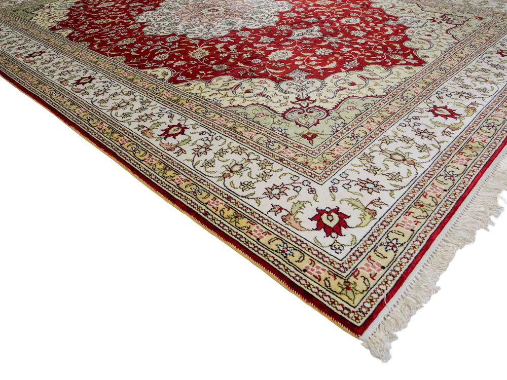 Seda china Alfombra 272x188cm - Alfombra oriental