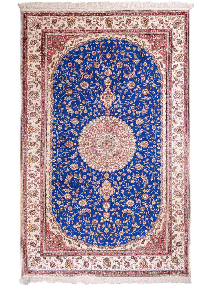 Seda china Alfombra 247x155cm - Alfombra oriental