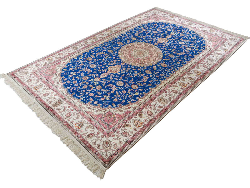 Seda china Alfombra 247x155cm - Alfombra oriental