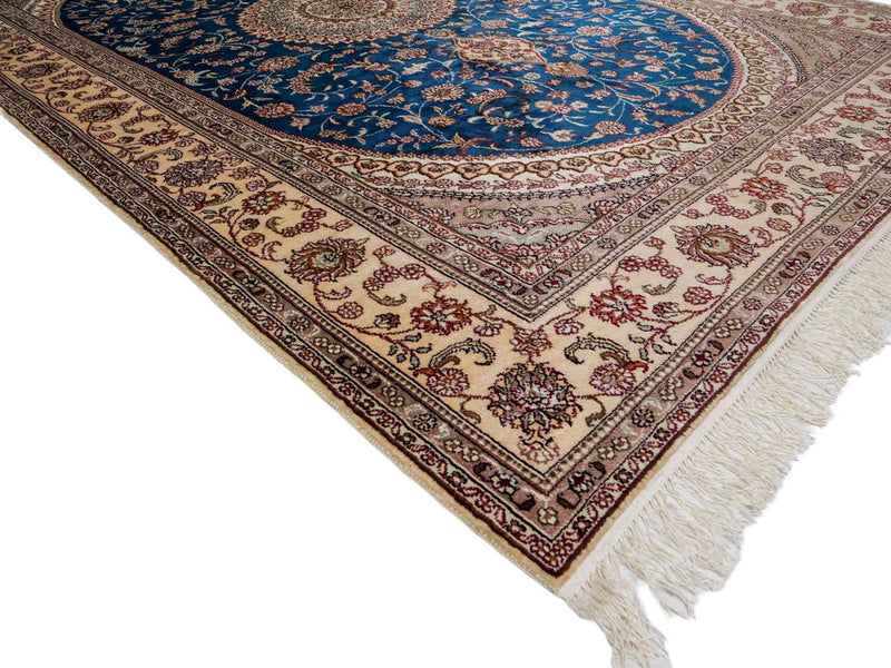 Seidenteppich - China Seide - 240 x 149 cm - blau