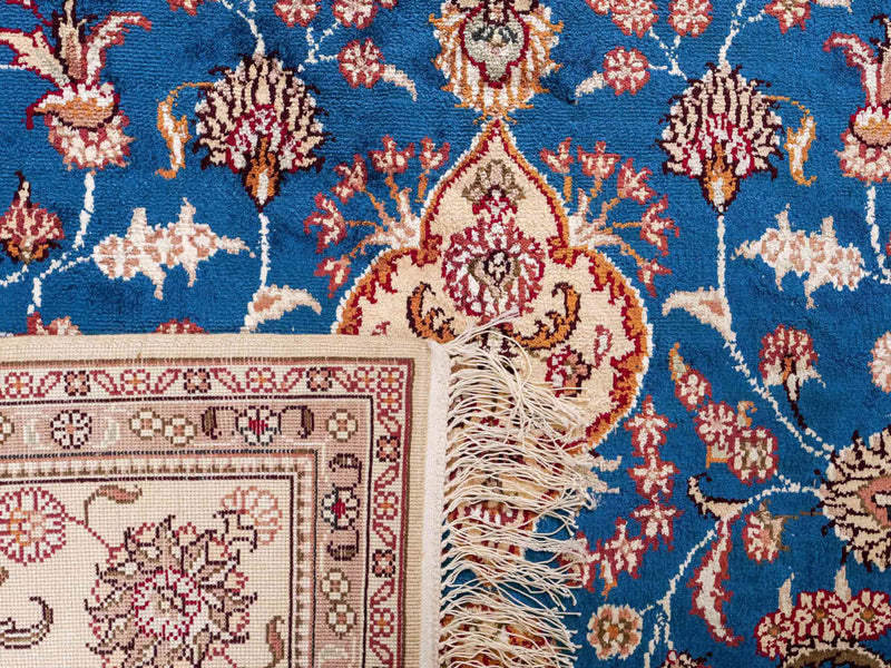 Seidenteppich - China Seide - 240 x 149 cm - blau