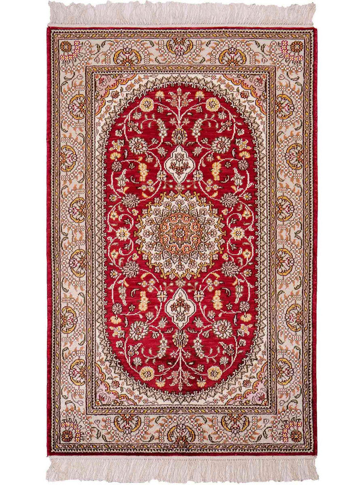 Seda china Alfombra 120x75cm - Alfombra oriental