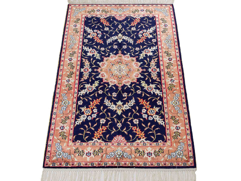 Seda china Alfombra 122x78cm - Alfombra oriental