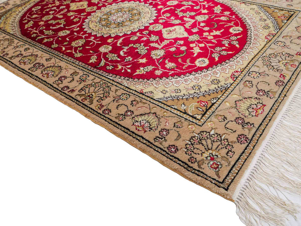 Seda china Alfombra 121x78cm - Alfombra oriental