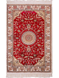 Seda china Alfombra 117x77cm - Alfombra oriental – product image