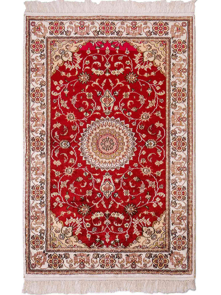 Seda china Alfombra 117x77cm - Alfombra oriental