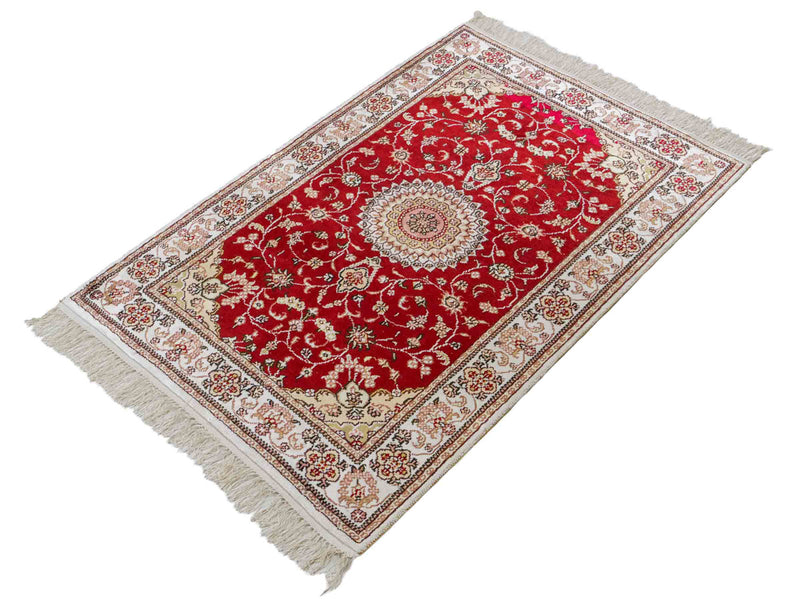 Seda china Alfombra 117x77cm - Alfombra oriental