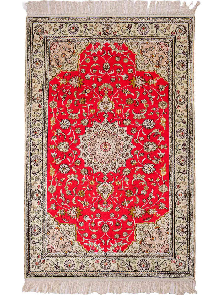 Seda china Alfombra 122x78cm - Alfombra oriental