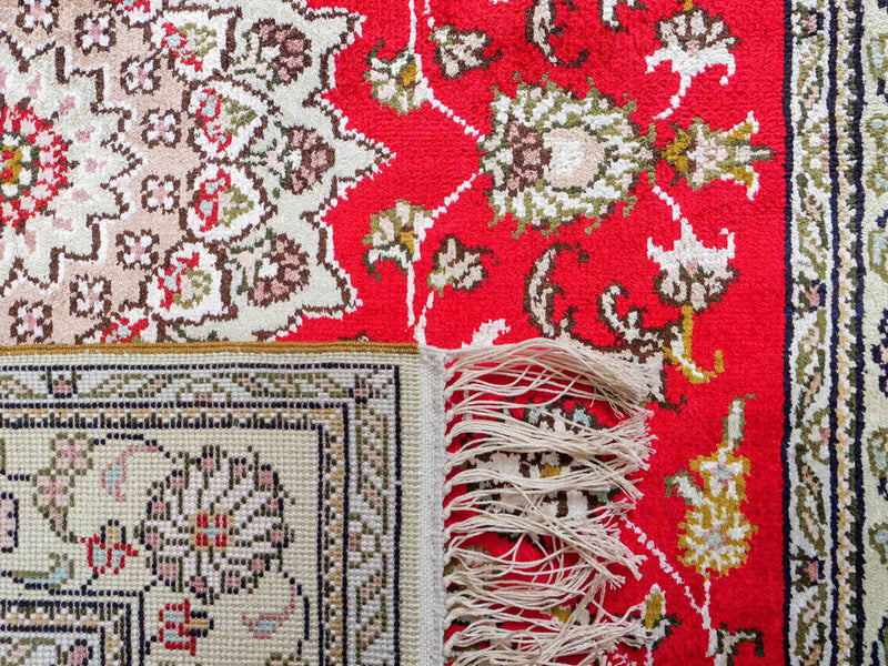 Seda china Alfombra 122x78cm - Alfombra oriental