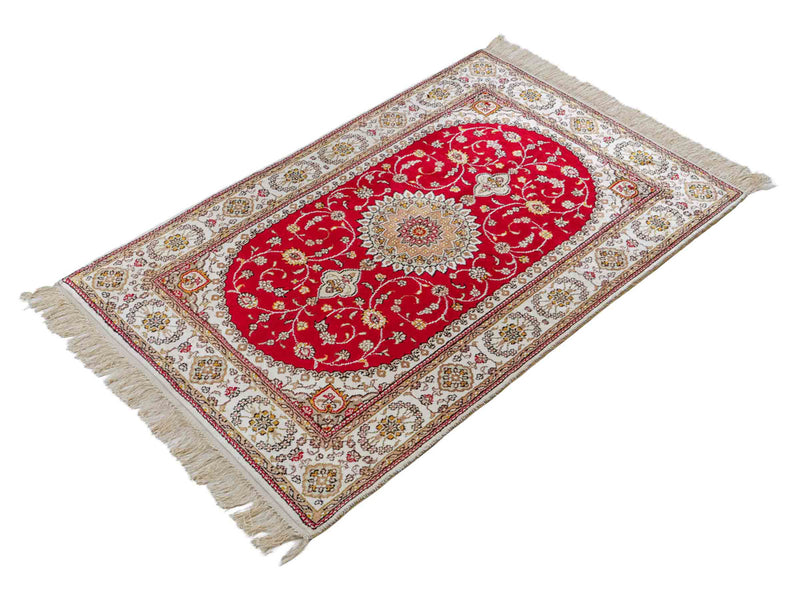 Seda china Alfombra 120x77cm - Alfombra oriental