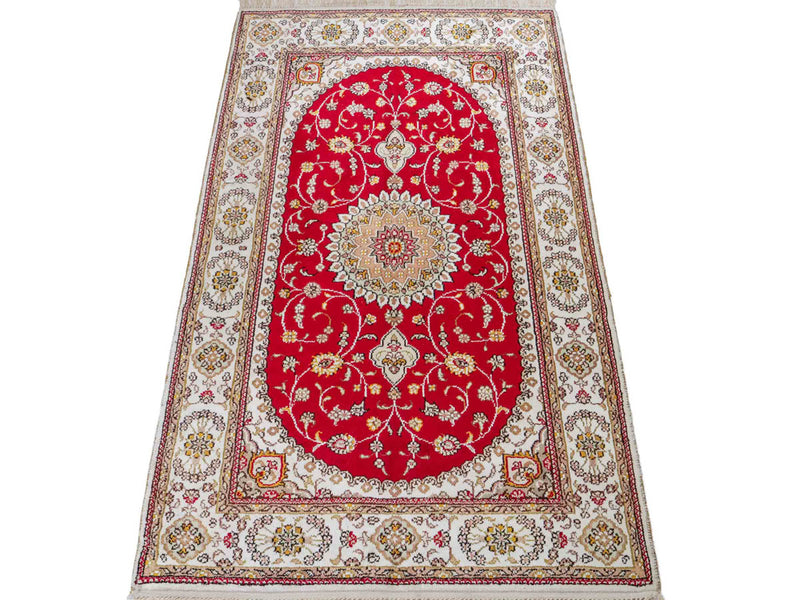 Seda china Alfombra 120x77cm - Alfombra oriental