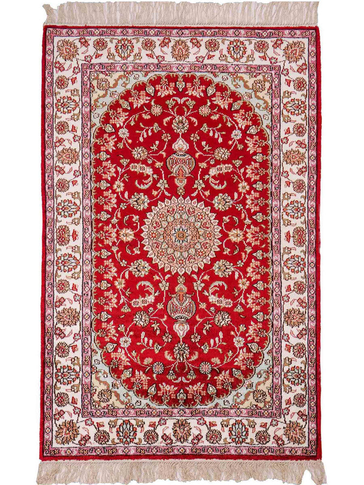 Seda china Alfombra 119x76cm - Alfombra oriental