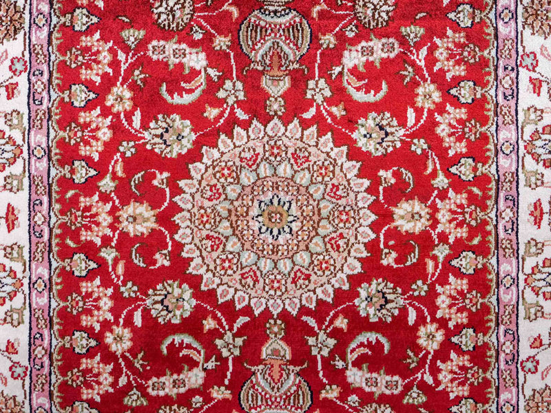 Seda china Alfombra 119x76cm - Alfombra oriental