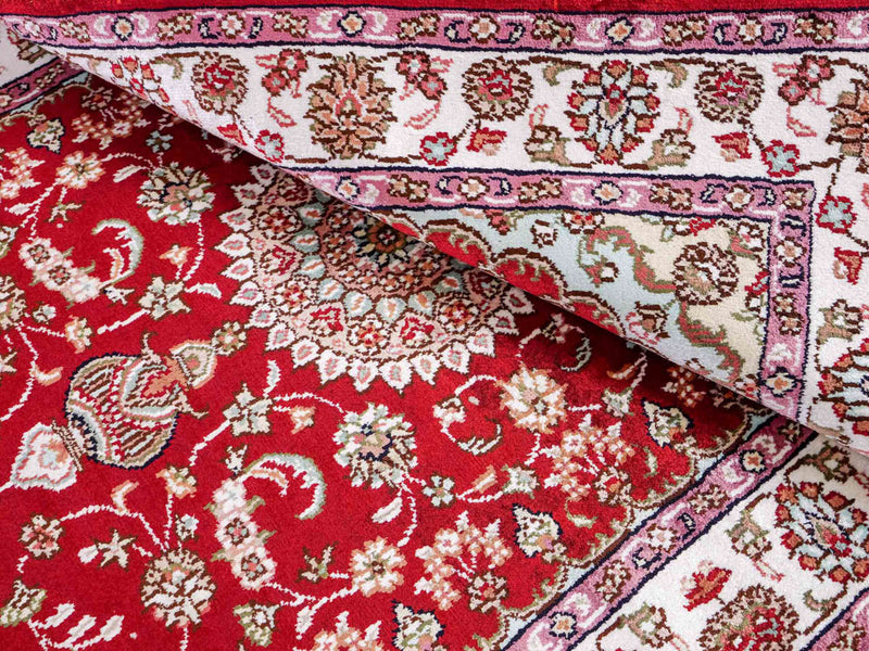 Seda china Alfombra 119x76cm - Alfombra oriental
