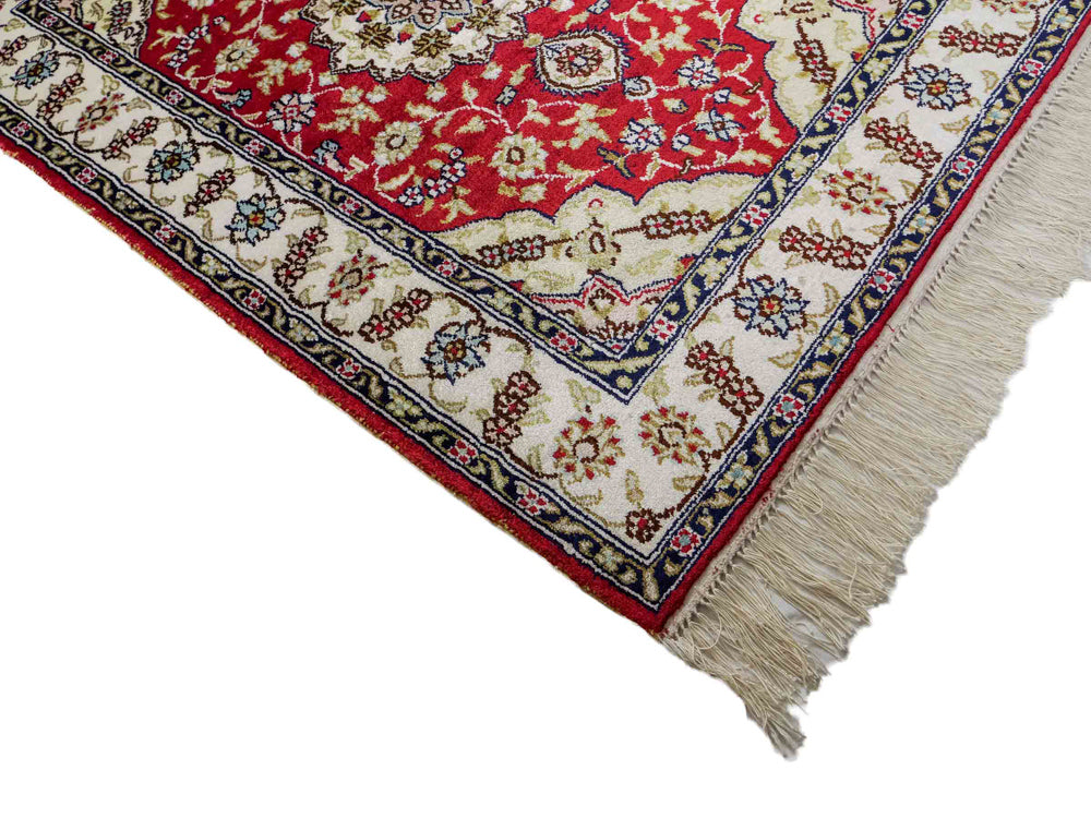 Seda china Alfombra 89x60cm - Alfombra oriental