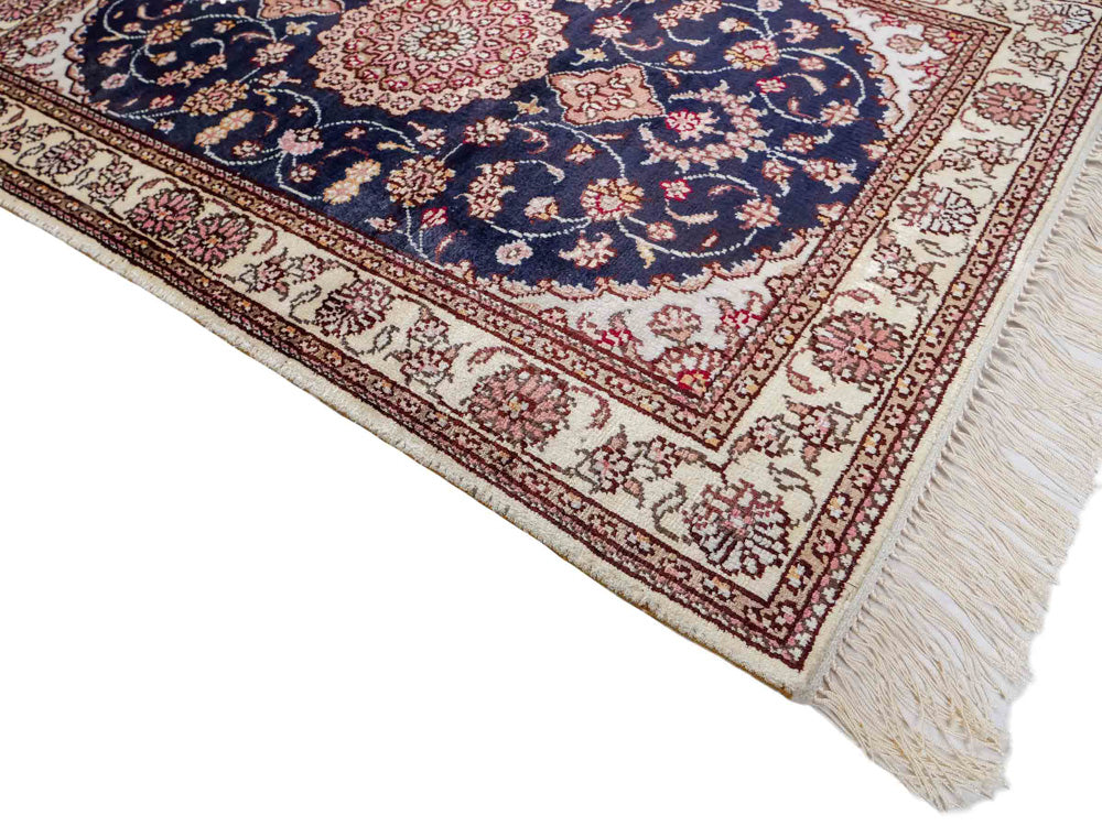 Seda china Alfombra 92x62cm - Alfombra oriental
