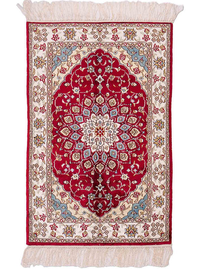 Seda china Alfombra 56x87cm - Alfombra oriental