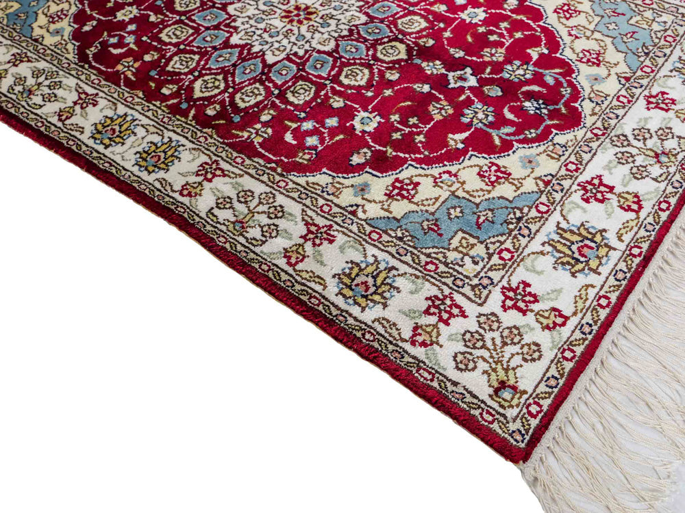 Seda china Alfombra 87x56cm - Alfombra oriental
