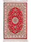 Alfombra de seda - Seda china - 91 x 62 cm - rojo
