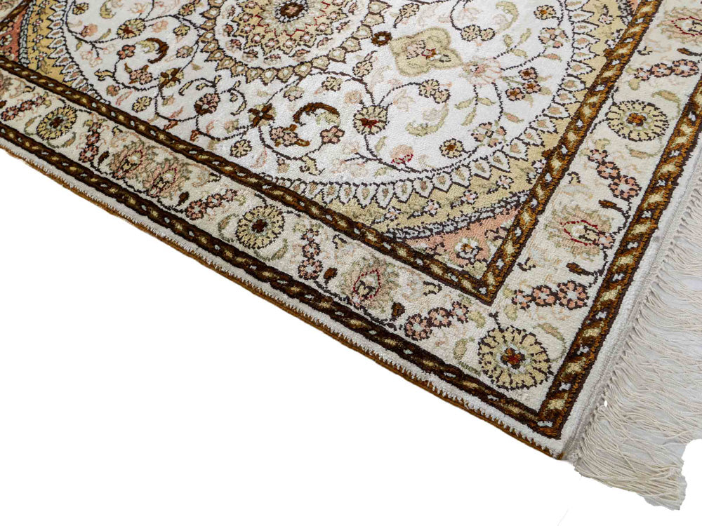 Seda china Alfombra 88x59cm - Alfombra oriental