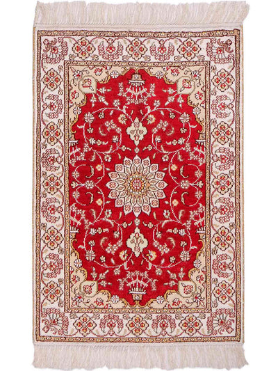 Seda china Alfombra 62x90cm - Alfombra oriental